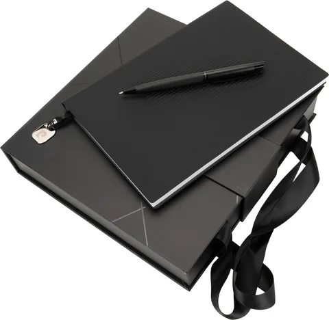 Lined notebook and pen set CHANTAL Pierre Cardin