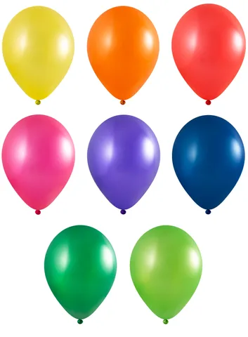 Luftballons, unbedruckt, Ø 35 cm / Umfang 90–100 cm / 12 Zoll