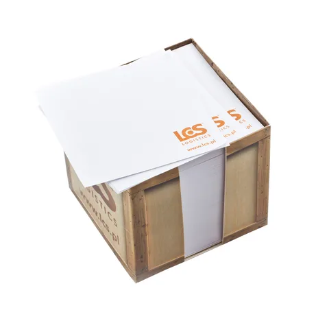 Note pads in paper boxes