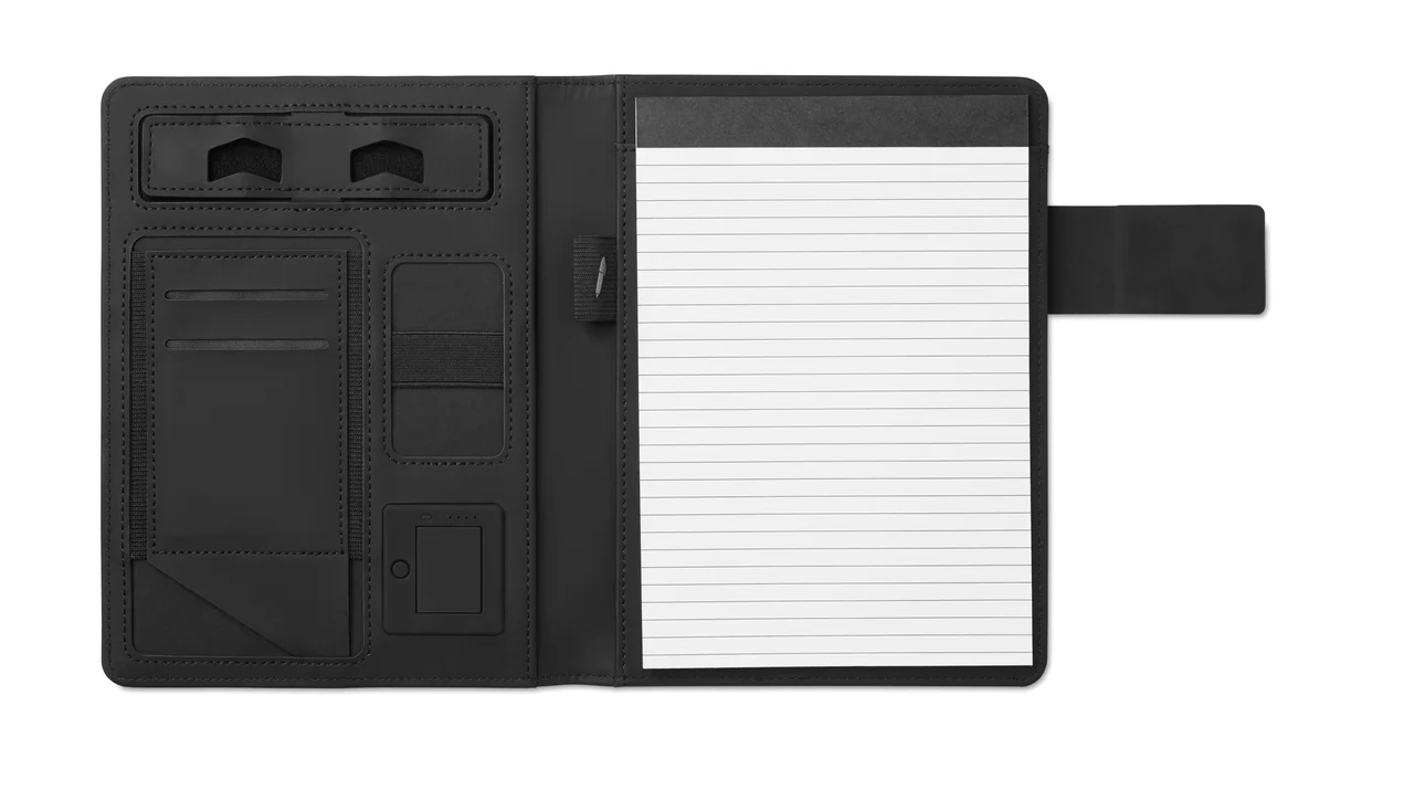 Konferensmapp A5, power bank