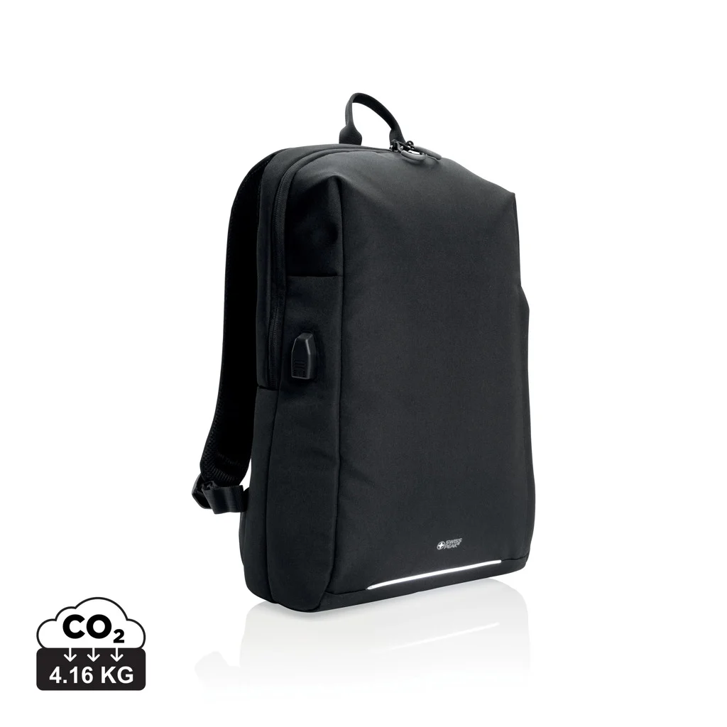 Swiss Peak AWARE™ RFID- och USB A-ryggsäck för bärbar dator