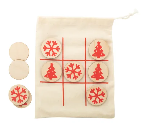 OXO jul-luffarschack med snöflingor och julgranar