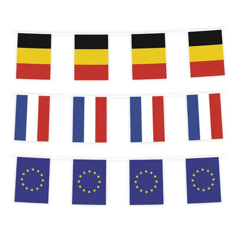 Flaggspel med nationsflaggor 15 x 21 cm