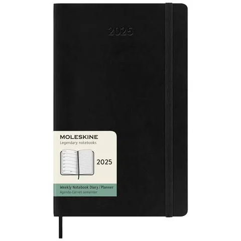 Moleskine pehmeäkantinen L-kalenteri 12 kuukaudelle