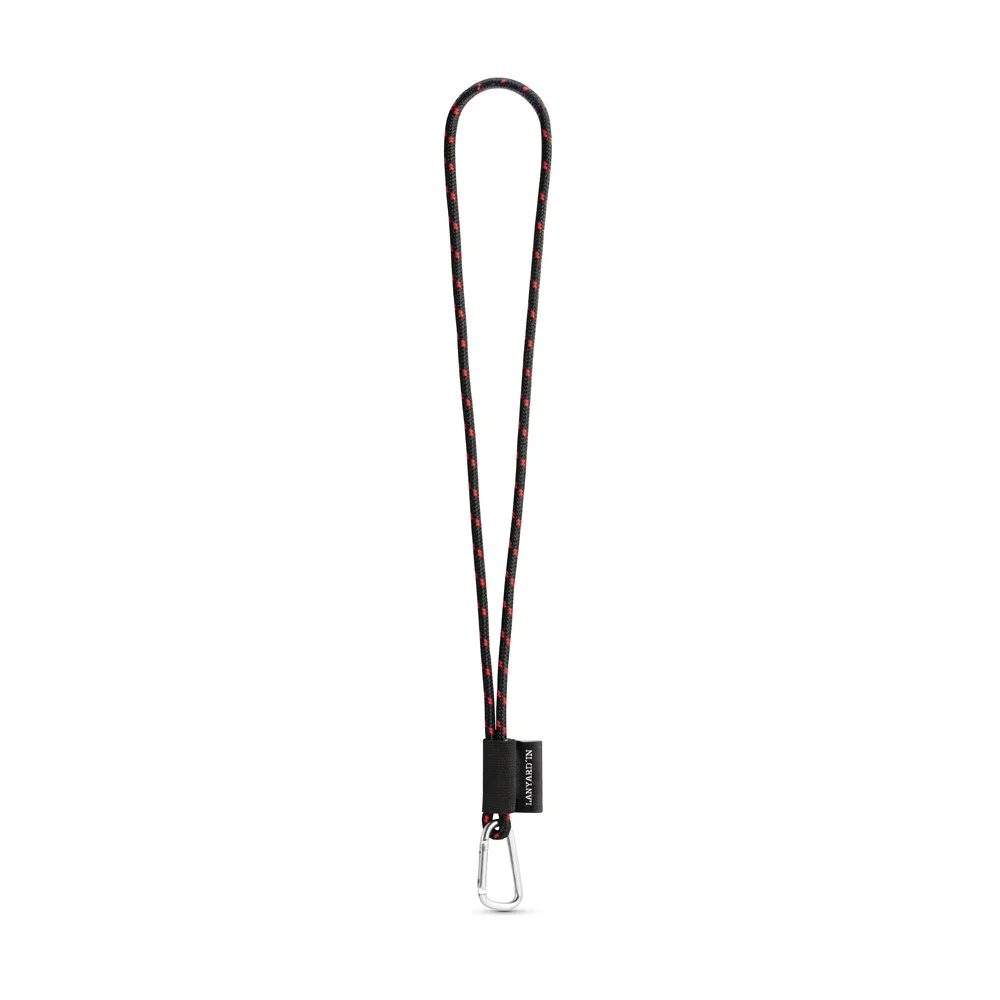 SET Lanyard NAUTIC Long (Ø 5 mm) med 55 mm D-formad karbinhake