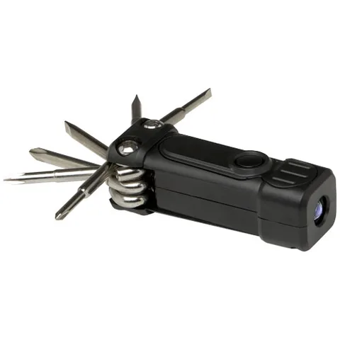 Octo 8-in-1 RCS-Schraubendreher-Set aus recyceltem Kunststoff mit Taschenlampe