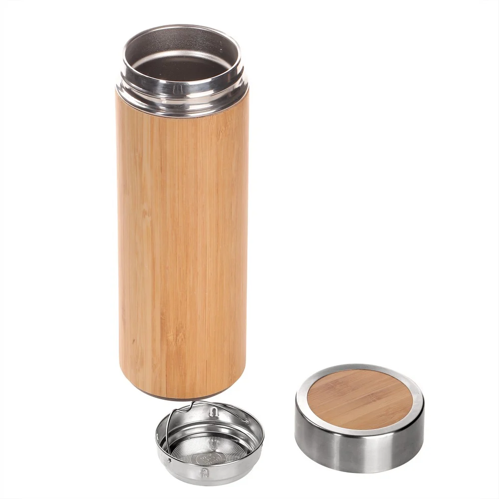 Bambutermos 350 ml med sil | Christian