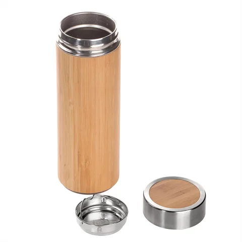 Bambutermos 350 ml med sil | Christian