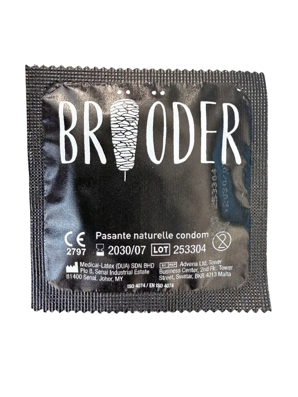 Logoga kondoomid | Brööder Kebab näide
