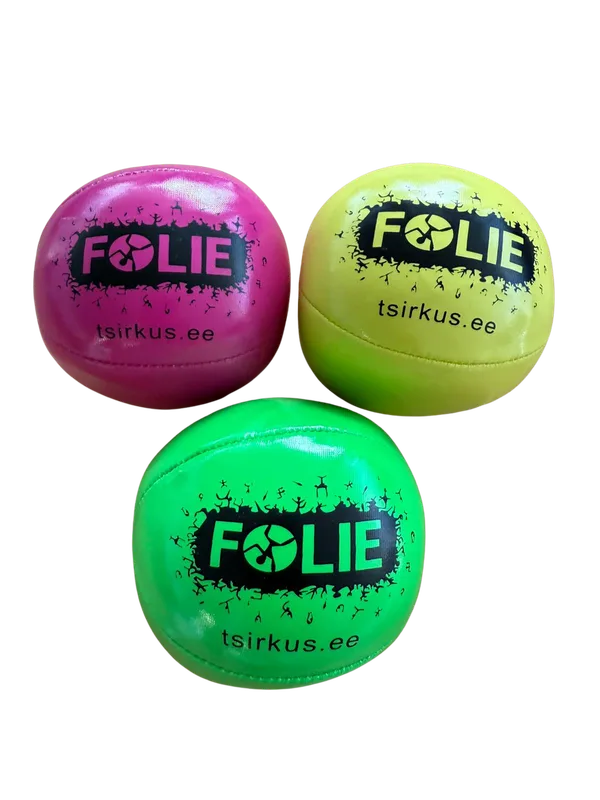 Custom Logo Juggling Balls (3-Set) | Circus Studio Folie Example