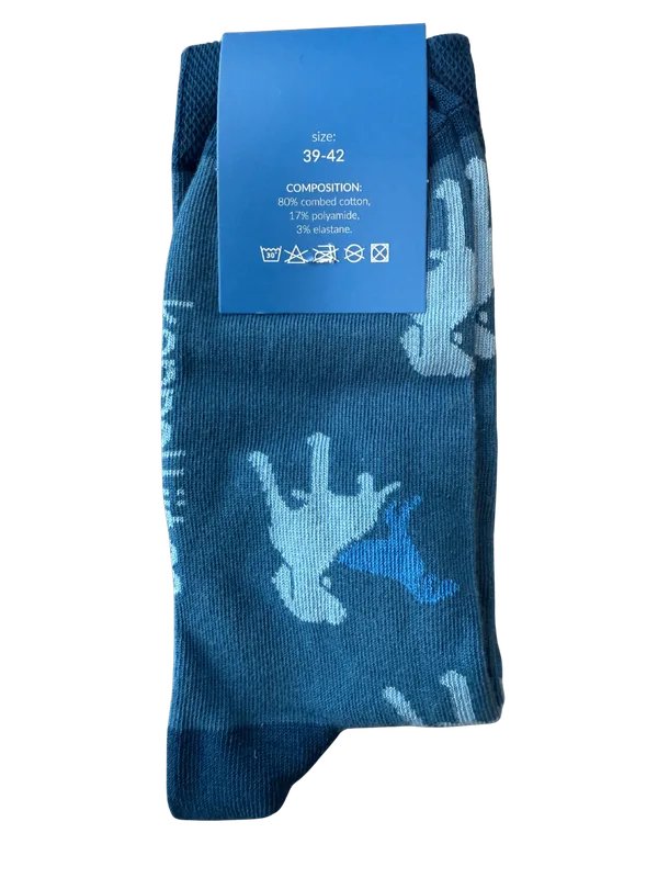 Custom Logo Knitted Sports Socks | Saaremaa Sports School Example