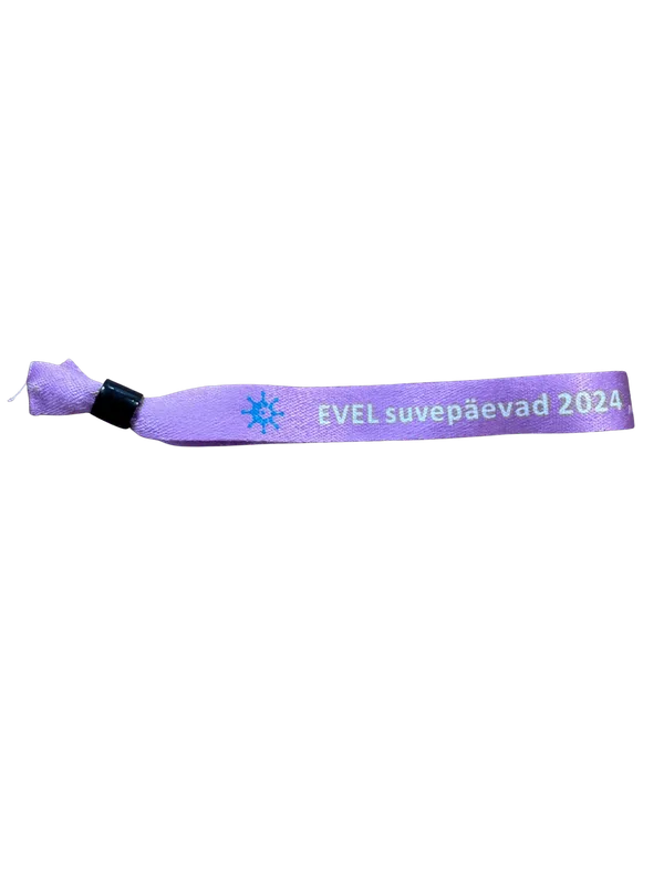 Fabric Wristbands for Events with Security Clip | Maamess Fair Example