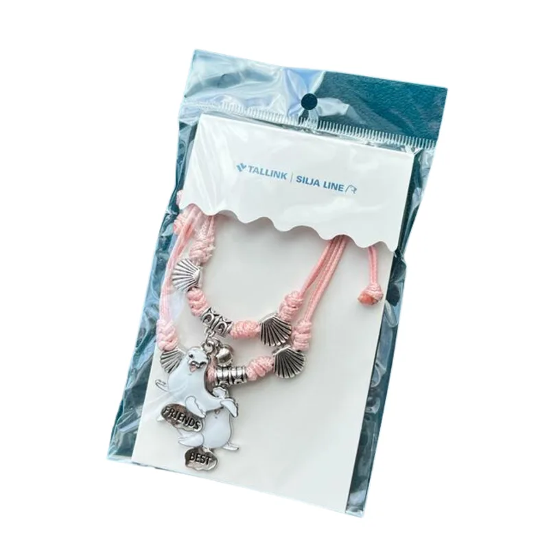 Custom Logo Woven Friendship Bracelets for Events | Tallink Example