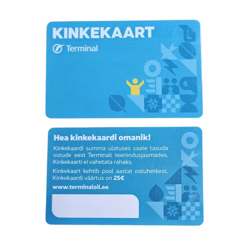 Custom Gift Cards for Terminal Oil – A Stylish and Practical Payment Solution