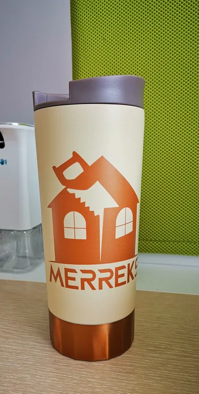 Engraved Logo 500ml Thermo Mugs | Merreks OÜ Example