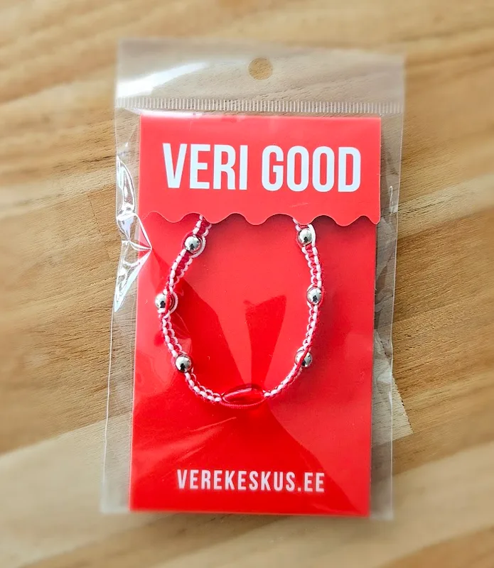 Armbänder mit Logo zur Blutspende-Aufklärung | VERI GOOD Beispiel