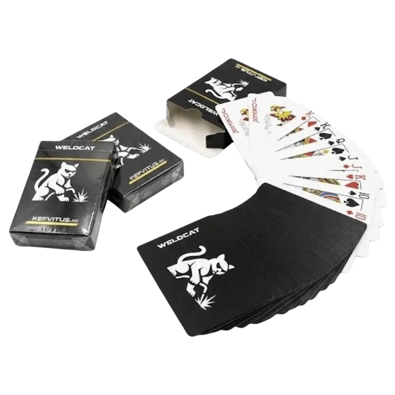 Logoga PVC mängukaardid (100% plastist) | GF Anapol OÜ / keevitus.ee näide