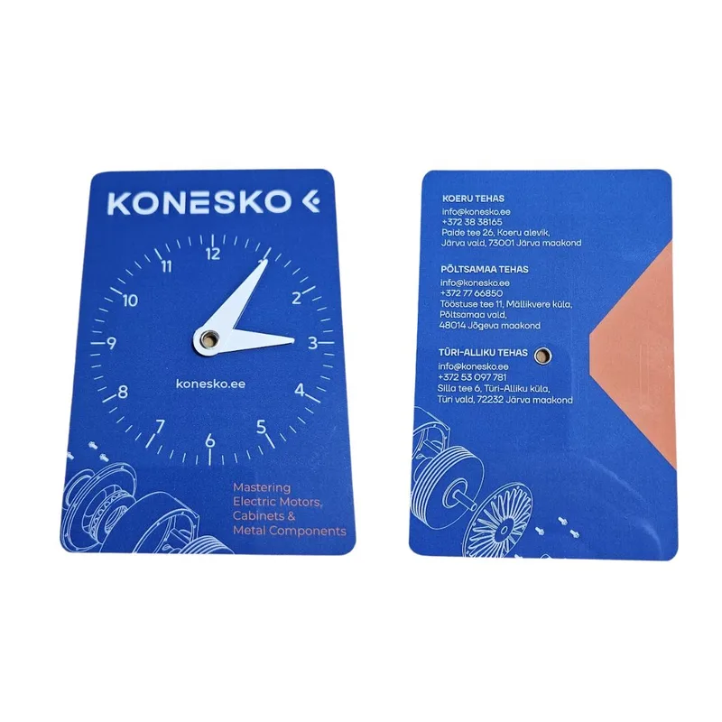 Custom Parking Clocks for Konesko – Practical & Branded