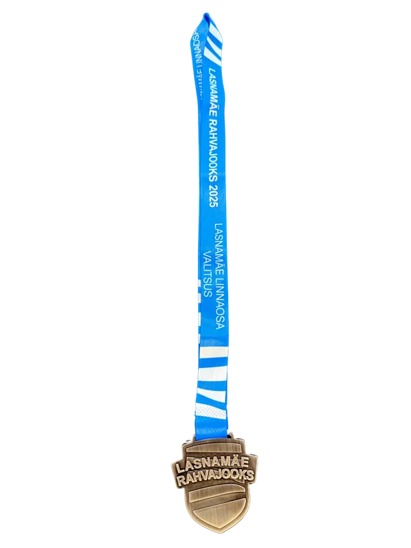 Branded Medals (Custom Design) & Lanyard Print | Lasnamäe Rahvajooks 2025