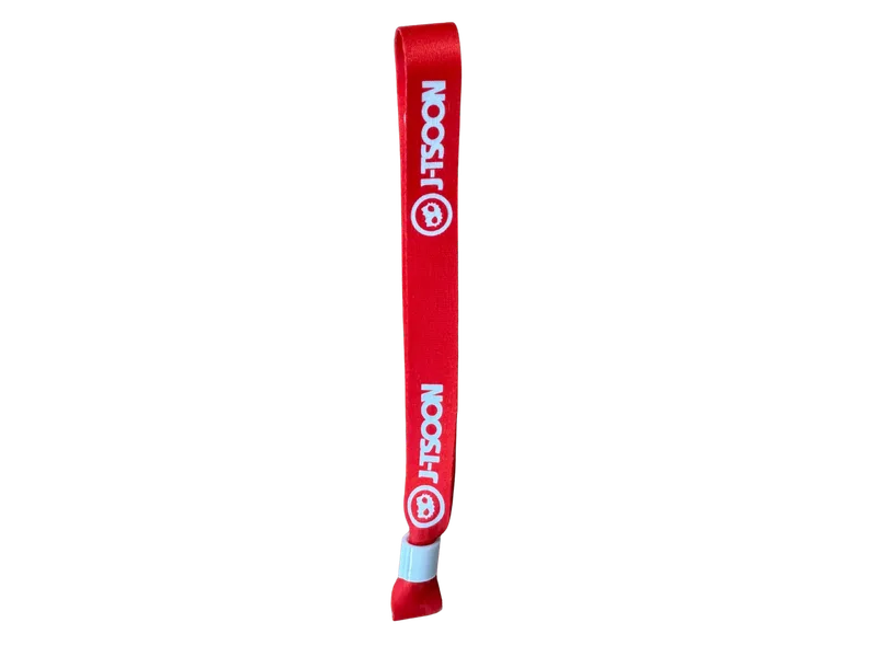 Fabric Wristbands for Events with Security Clip | Maamess Fair Example