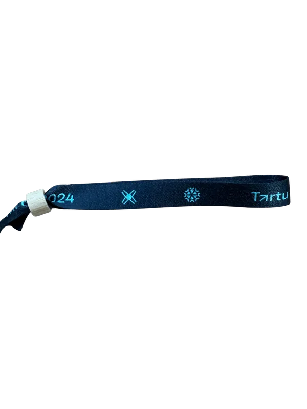 Fabric Wristbands for Events with Security Clip | Maamess Fair Example