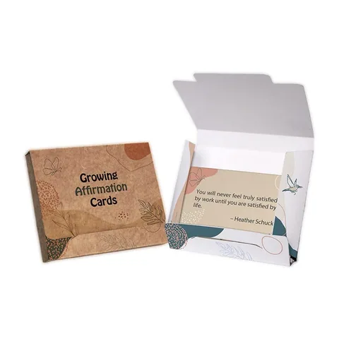 Growing Affirmation Cards — kasvavad afirmatsioonikaardid